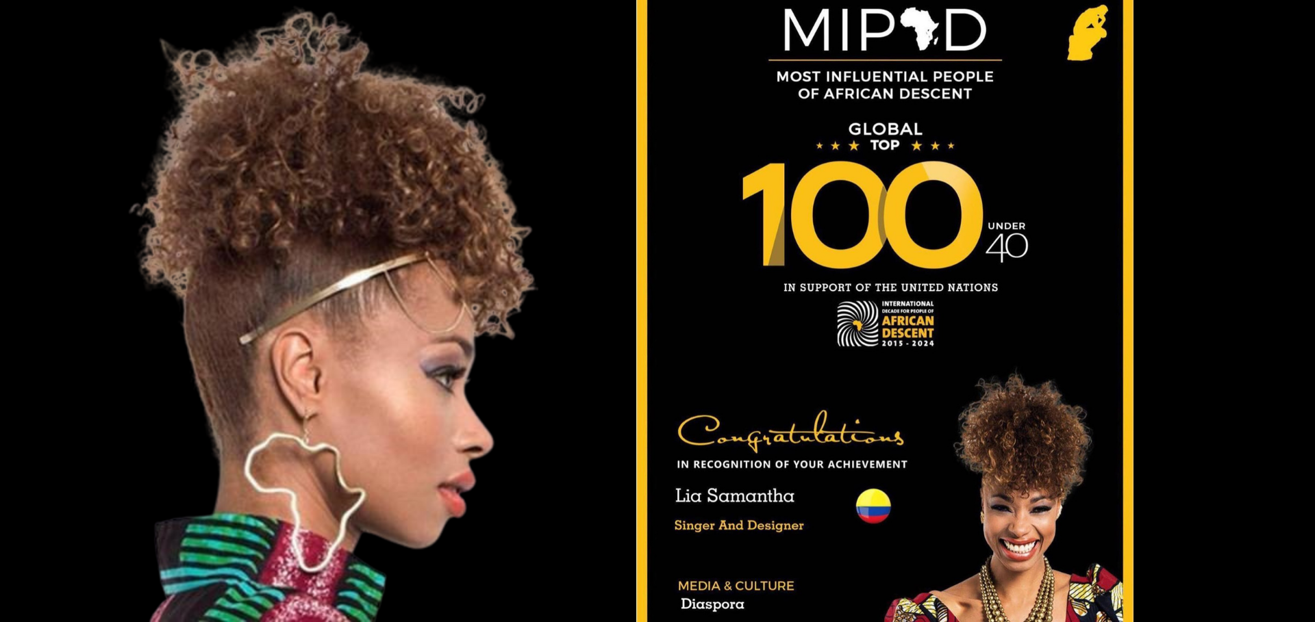Lia Samantha MIPAD Global 100 Leaders