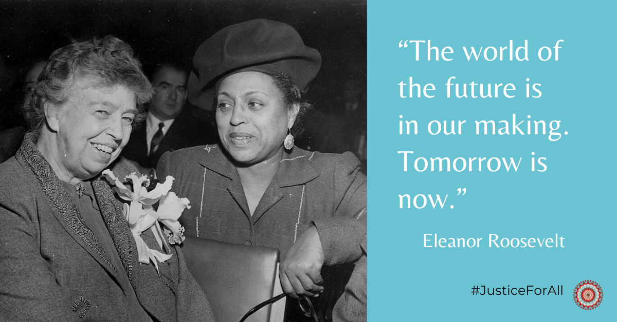 Eleanor Roosevelt & Edith Sampson (1952)