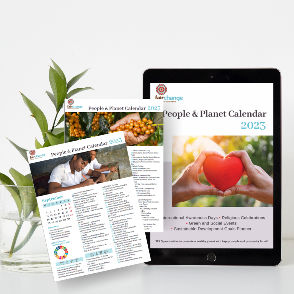 FairChange People & Planet Calendar 2023