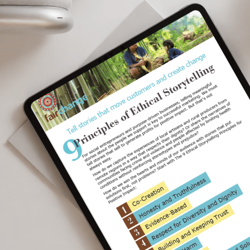 Ethical Storytelling Principles Cheat Sheet FairChange